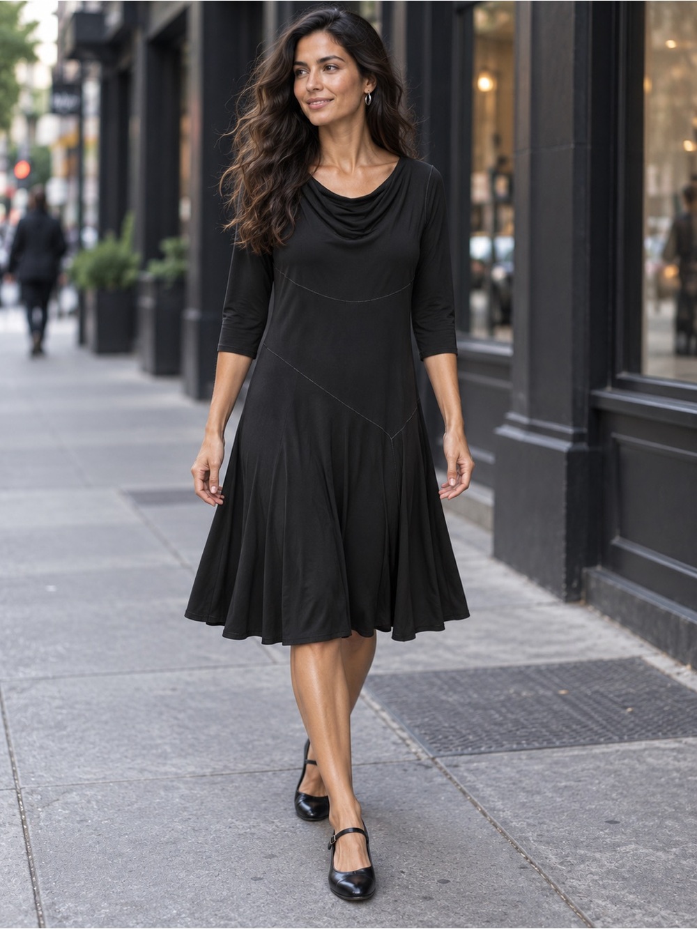 Eva Varro A-Line Midi Dress Large